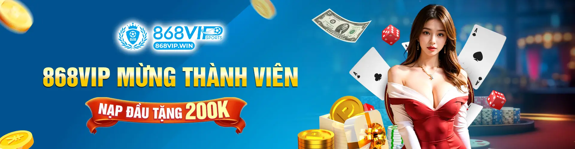 868vip mừng thành viên mới